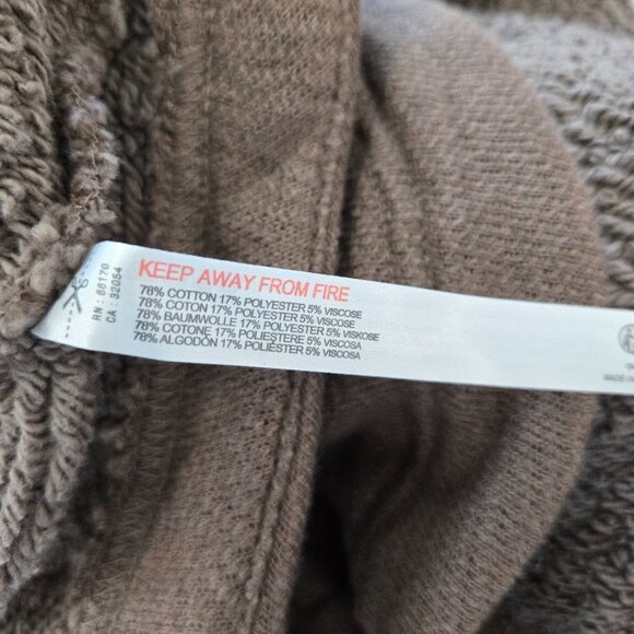 FREE PEOPLE Milley Co-ord Skirt Set brown Long Sleeve Top & Maxi Skirt Size XS - Picture 7 of 9